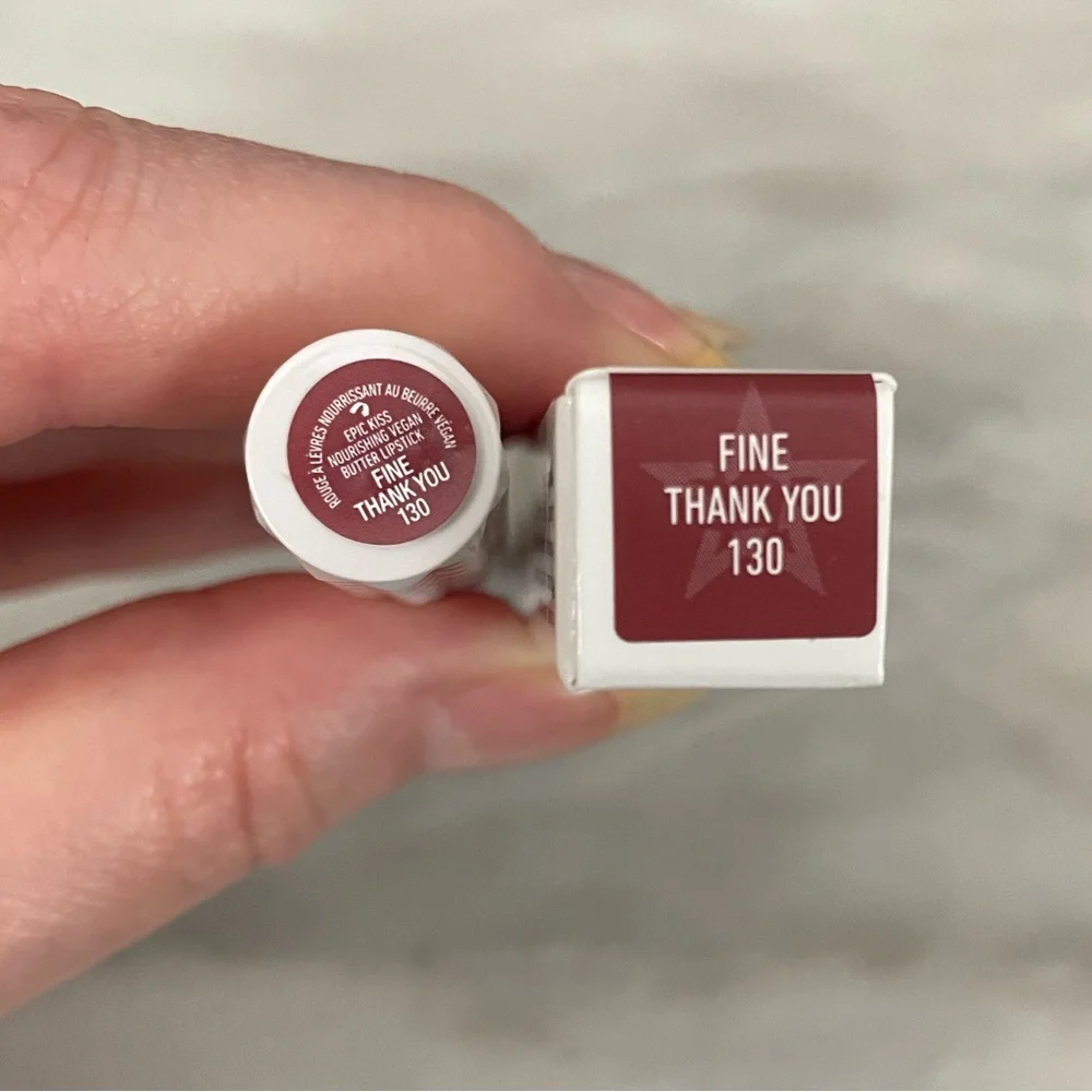 KVD Vegan Beauty Epic Kiss Lipstick in Fine Thank You NIB